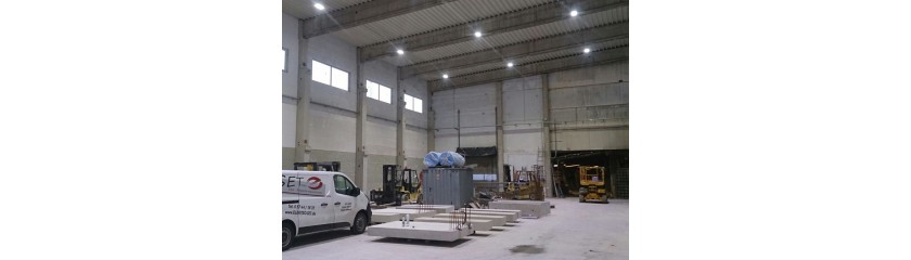 【Customer Case】200W Industrial Hall Lighting Installation