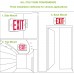 LED Exit Sign Emergency Lighting